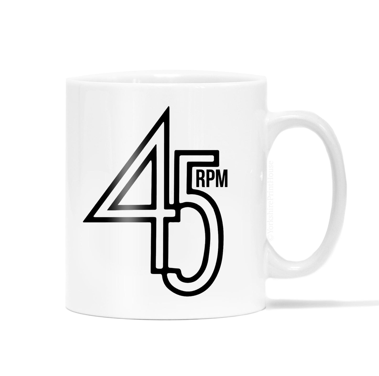 45RPM Record Speed Vinyl Record Enthusiast Mug