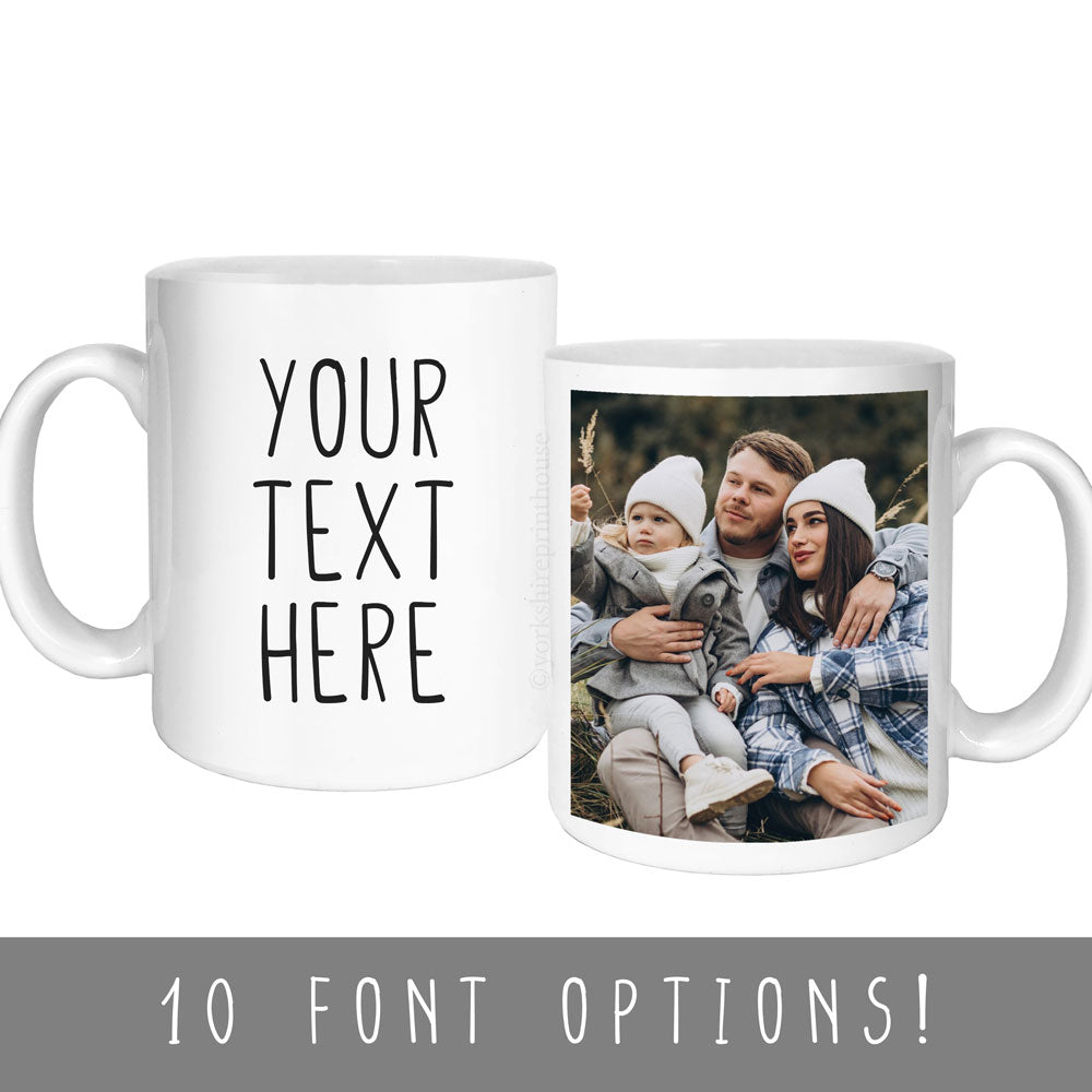 Custom Photo & Text Mug