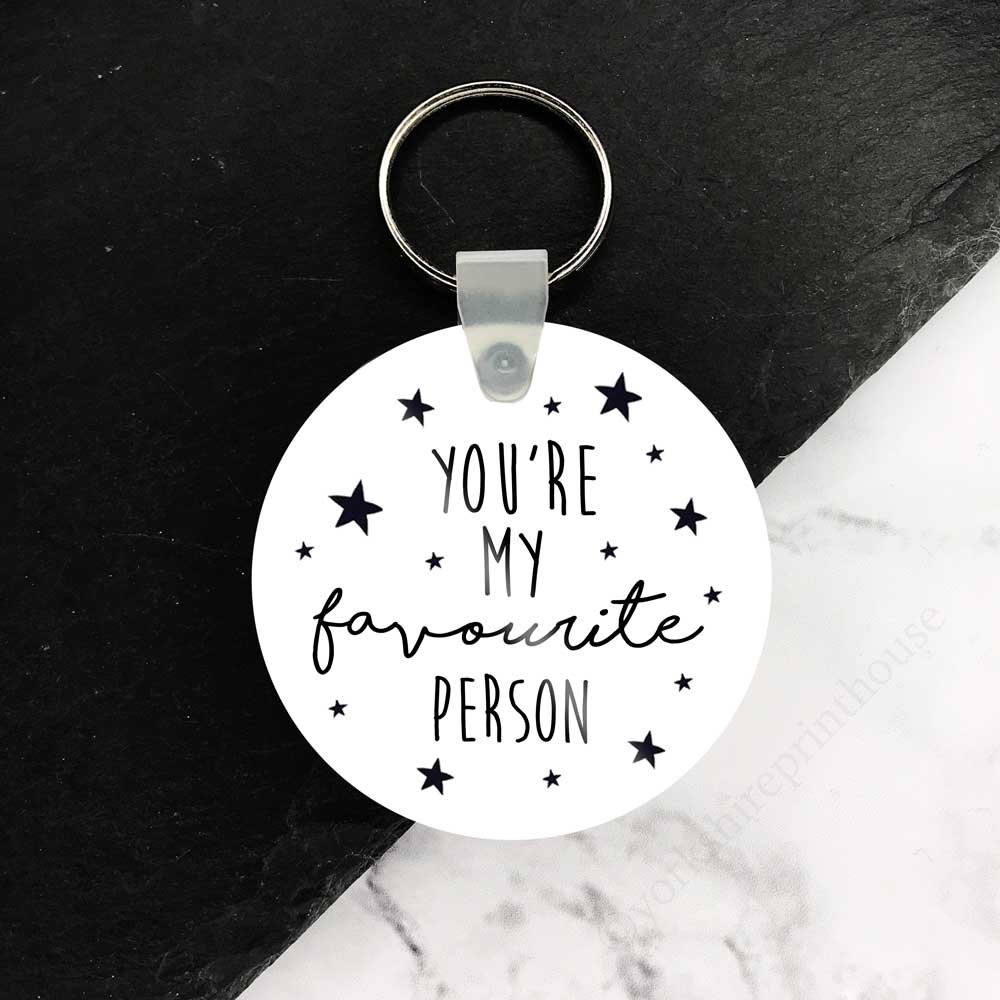 You're My Favourite Person Keyring