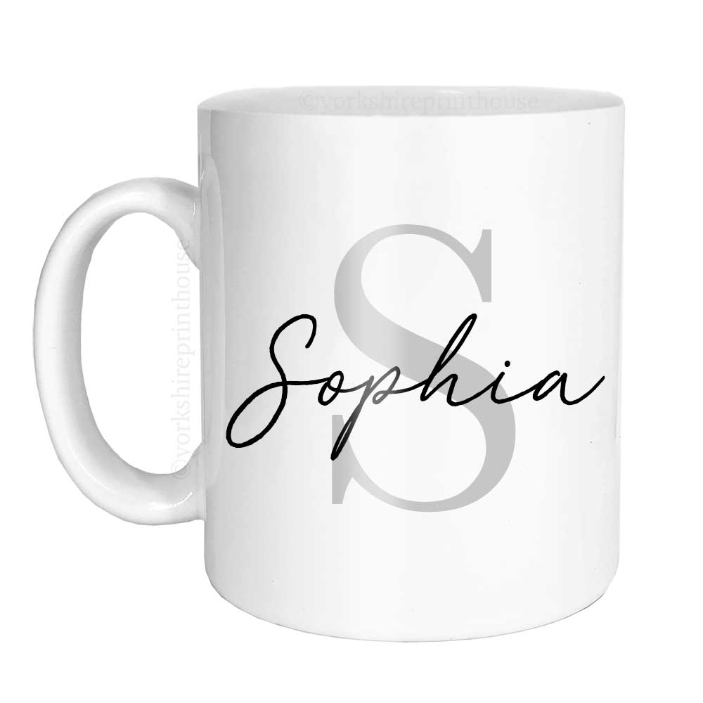 Initial Name Mug