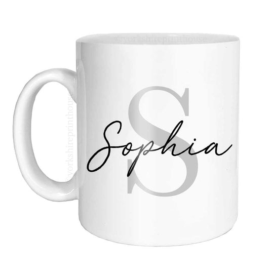 Initial Name Mug