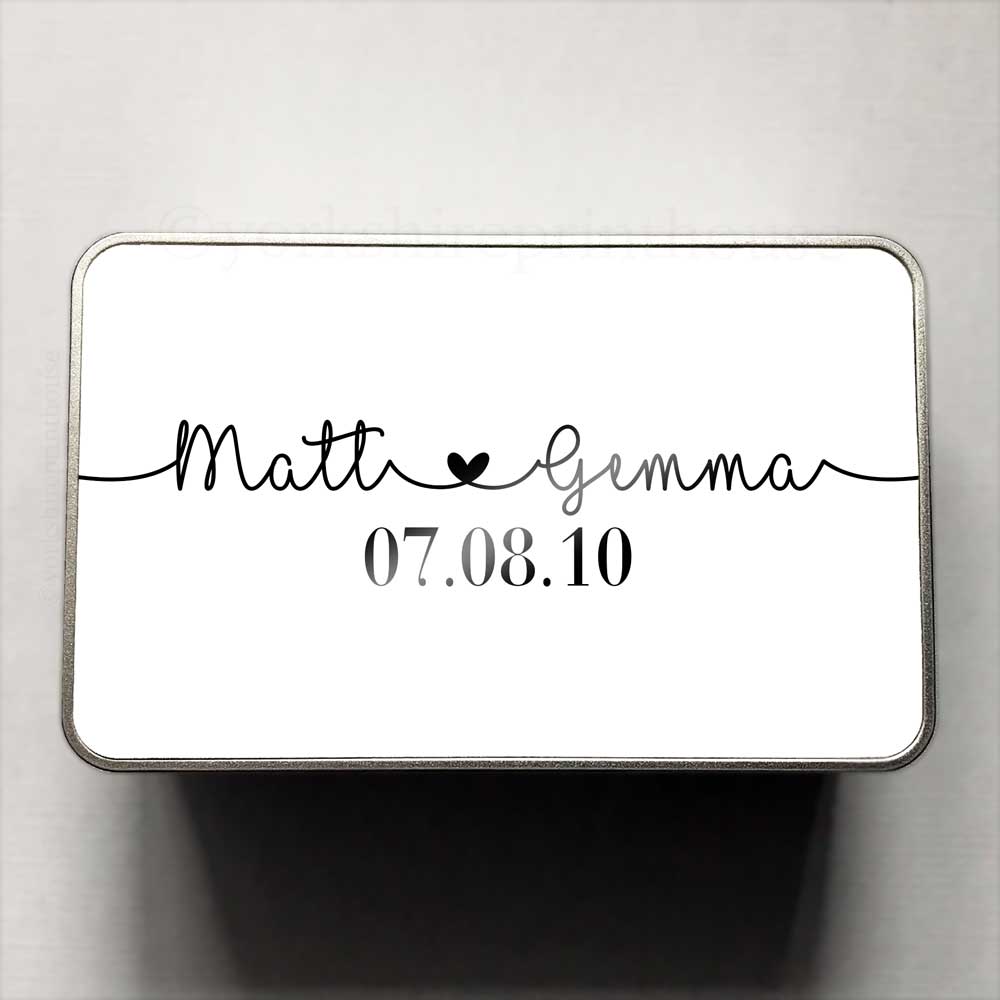 Special Date & Names Tin