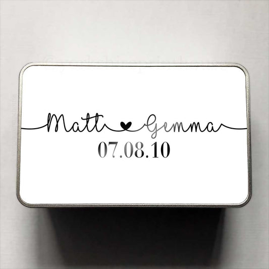 Special Date & Names Tin